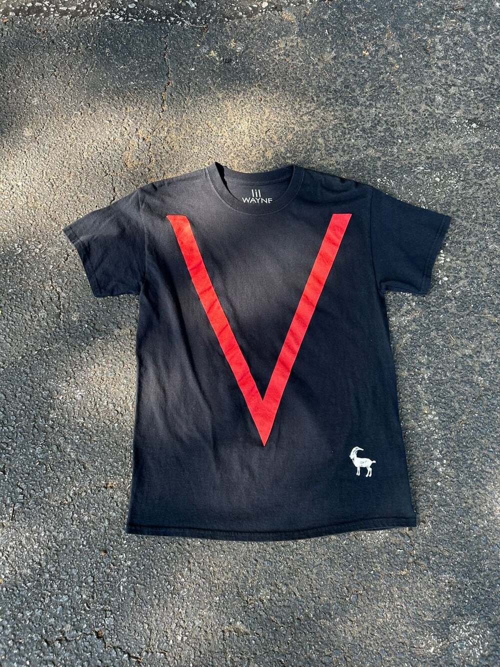 Lil Wayne Tha Carter V GOAT V-Logo Black T-Shirt